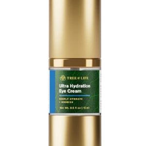 Elevate your skincare routine with the luxurious Tree of Life Hydrating Eye Cream, a revitalizing elixir designed to provide exceptional moisture and care for both your facial and delicate eye areas. This specially crafted formula is infused with the nourishing benefits of botanical hyaluronic acid, known for its incredible hydrating properties.